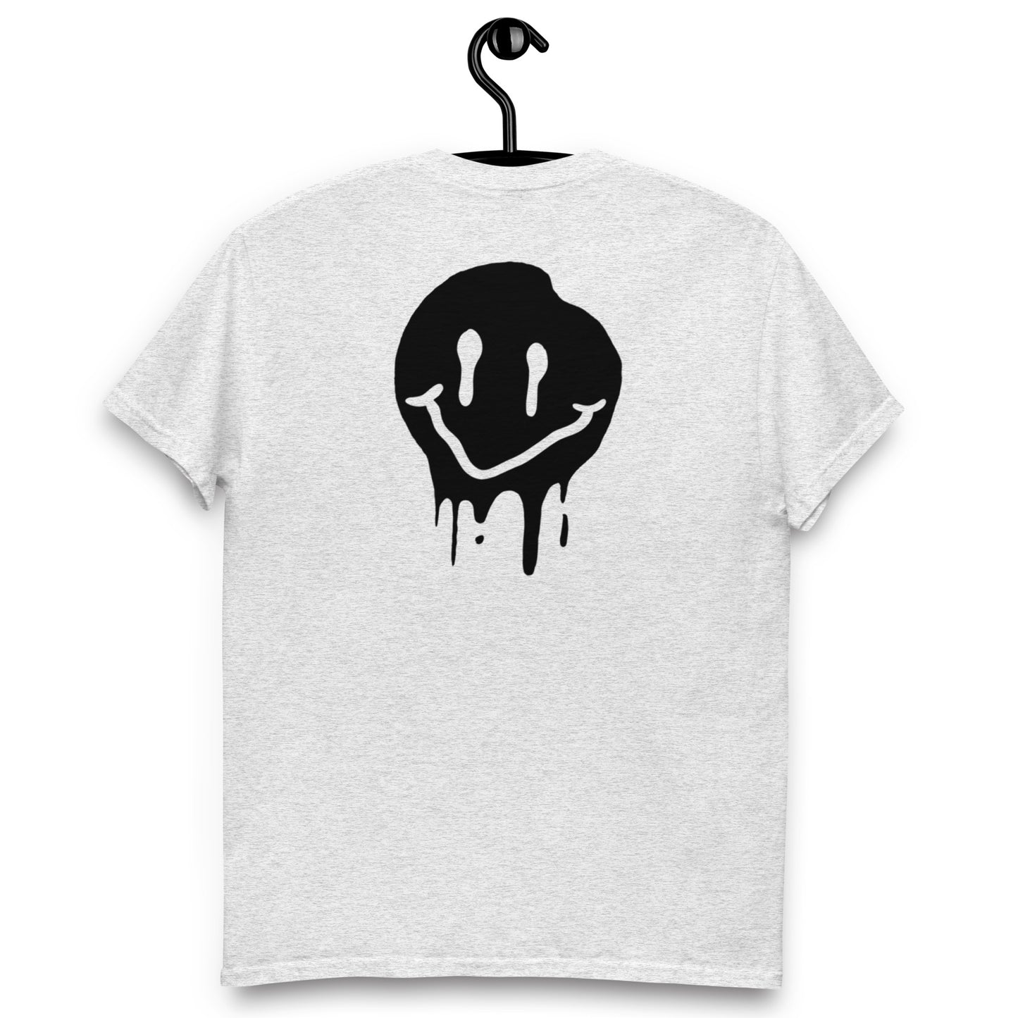 T-shirt smiley Dripping noir