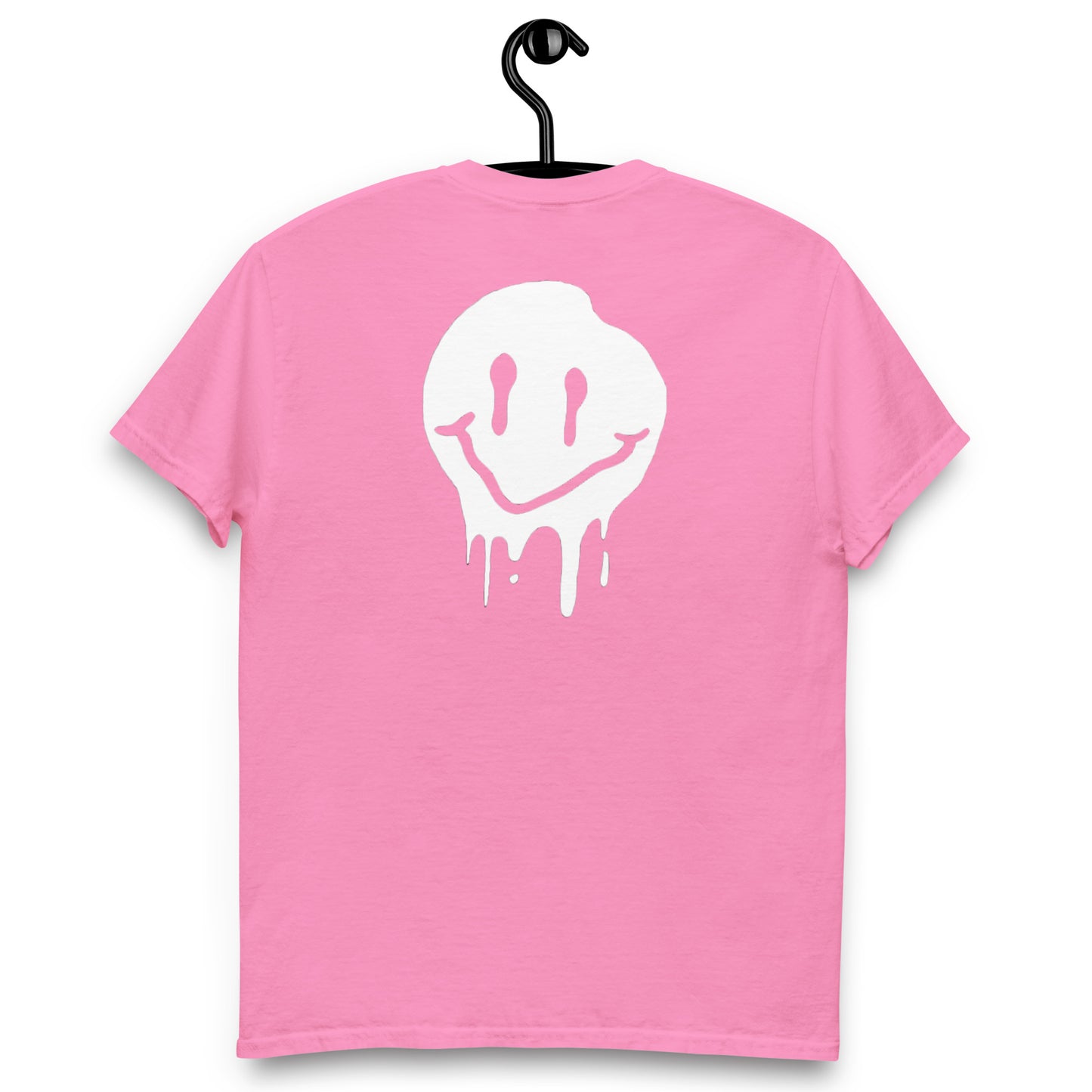 White Dripping smiley t-shirt