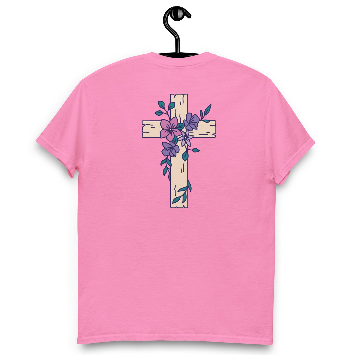 T-Shirt croix de fleurs