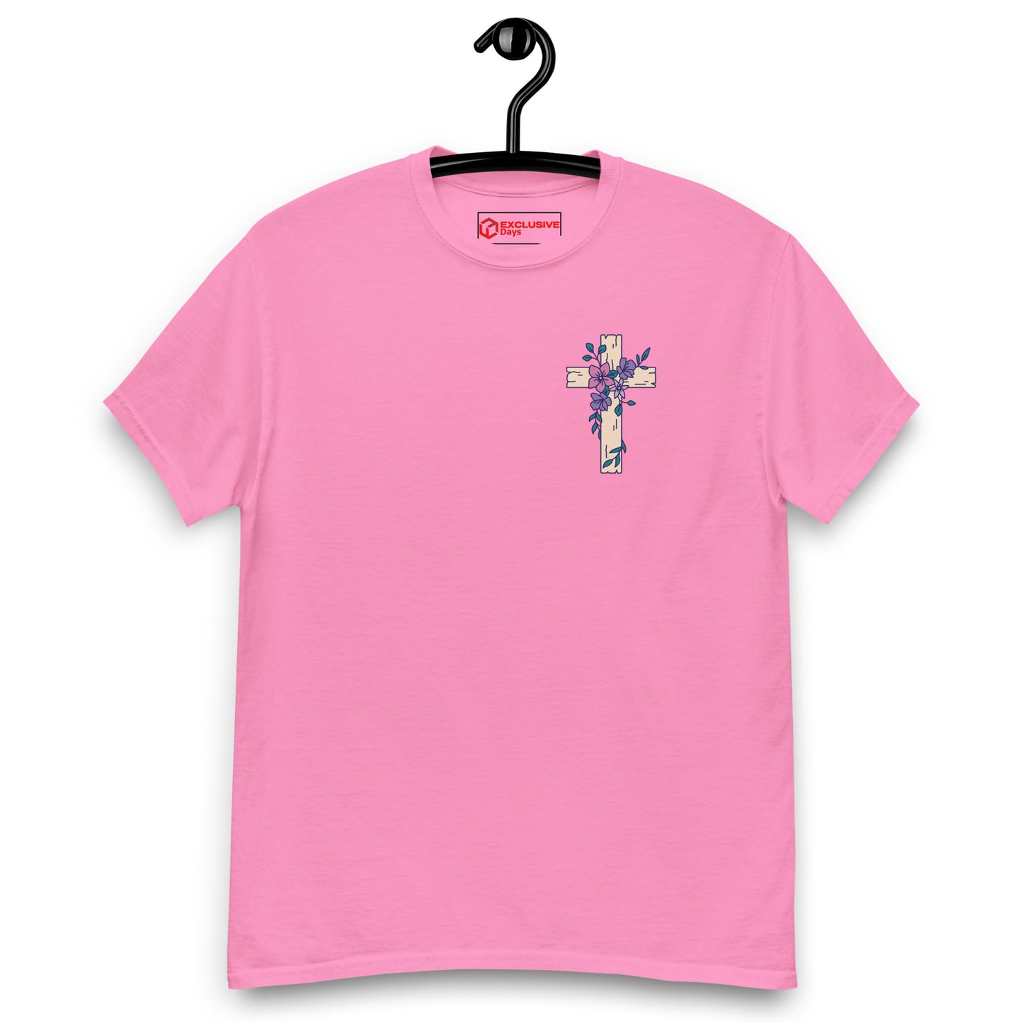 T-Shirt croix de fleurs