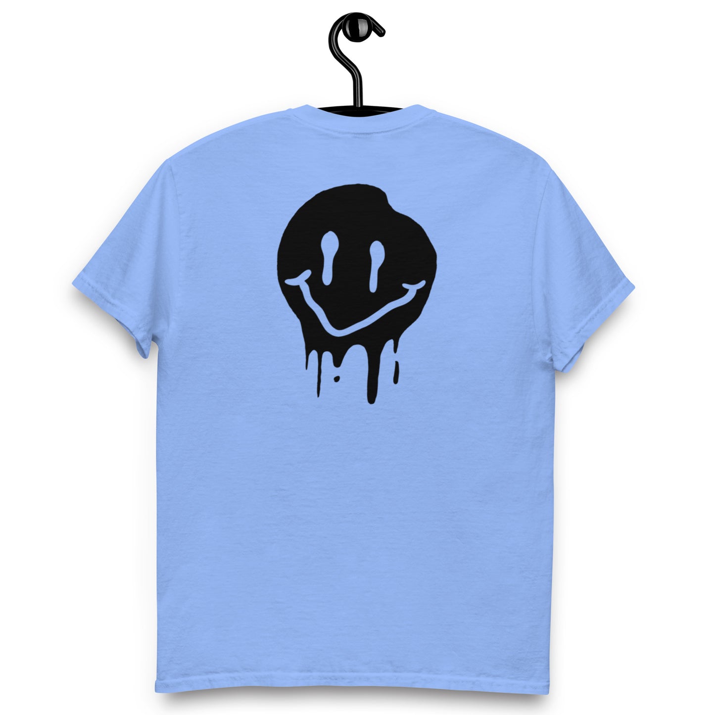 T-shirt smiley Dripping noir