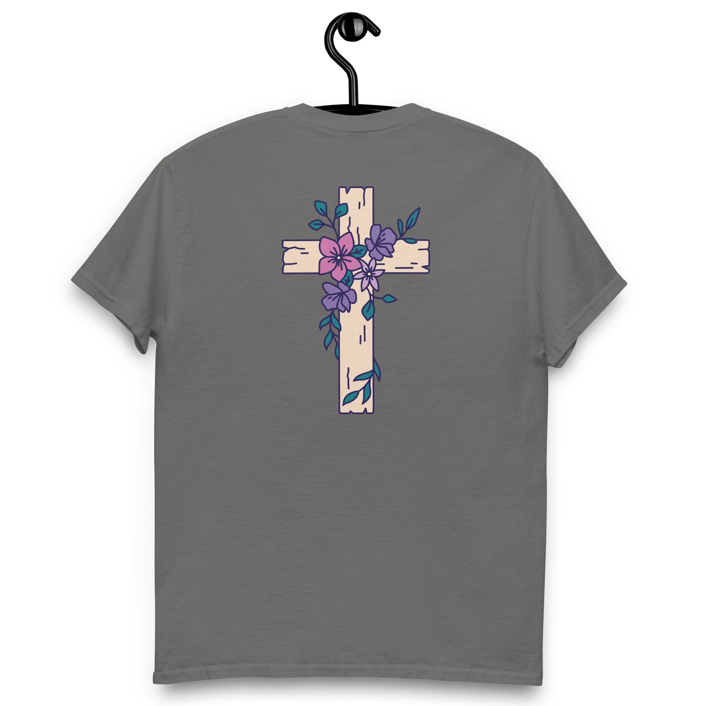 T-Shirt croix de fleurs