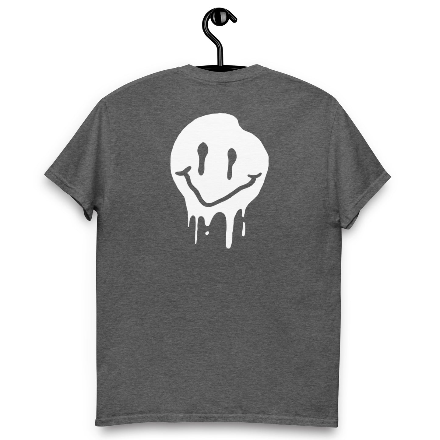 White Dripping smiley t-shirt