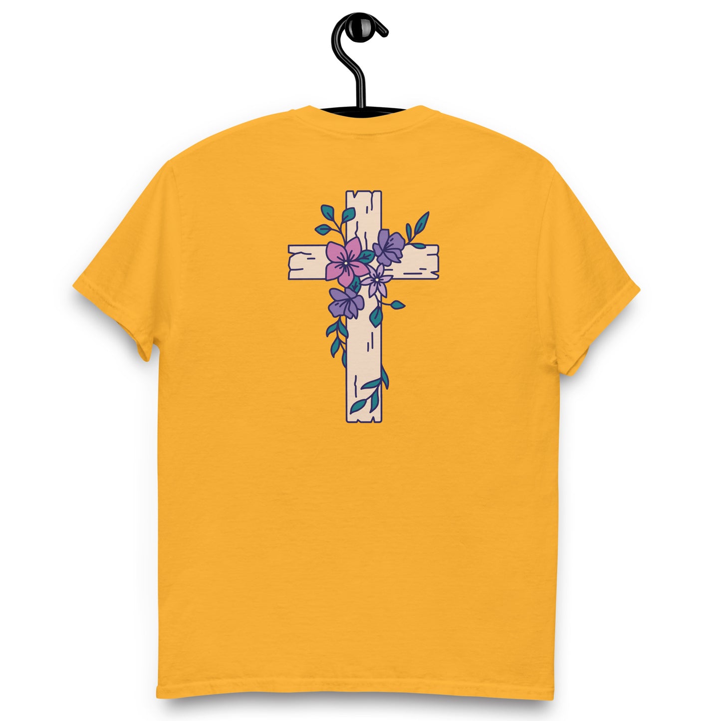 T-Shirt croix de fleurs