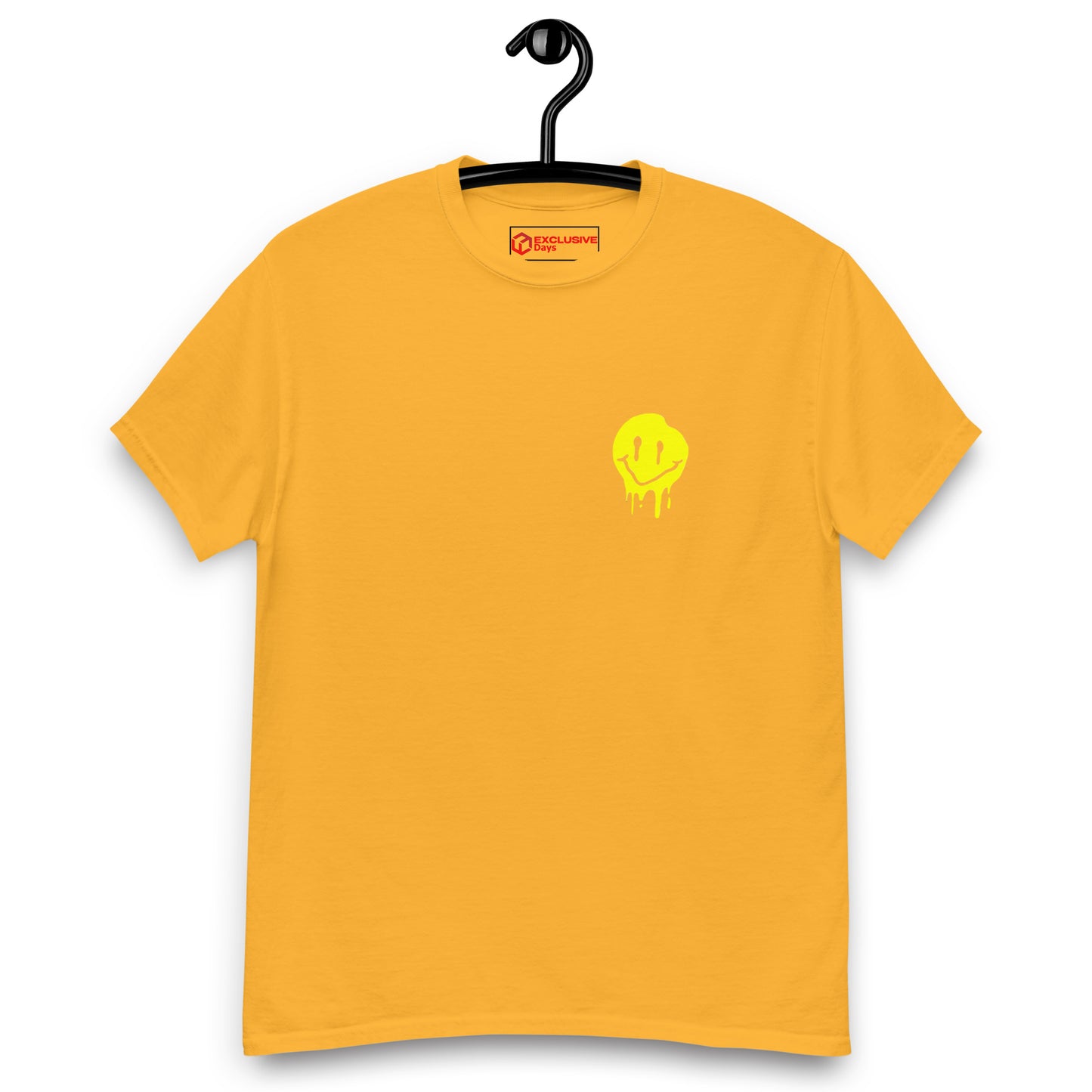 Yellow Dripping smiley t-shirt