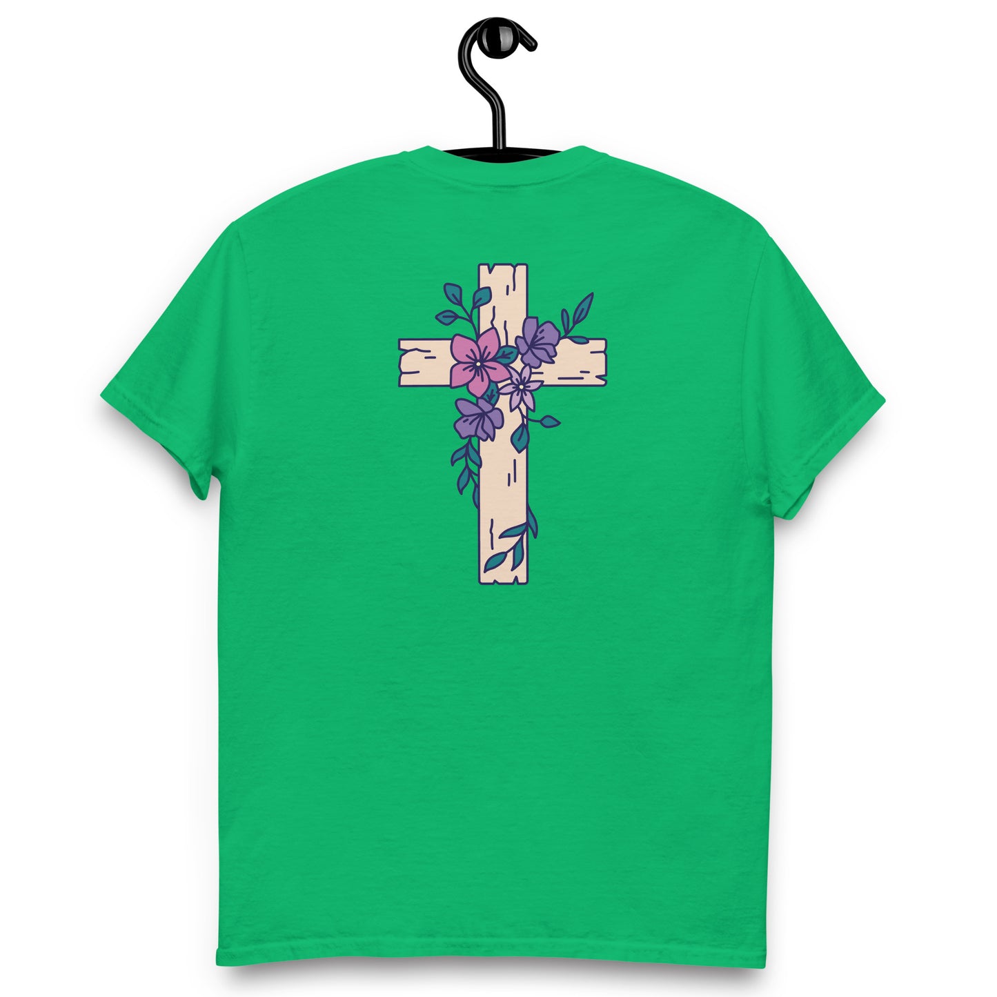 T-Shirt croix de fleurs