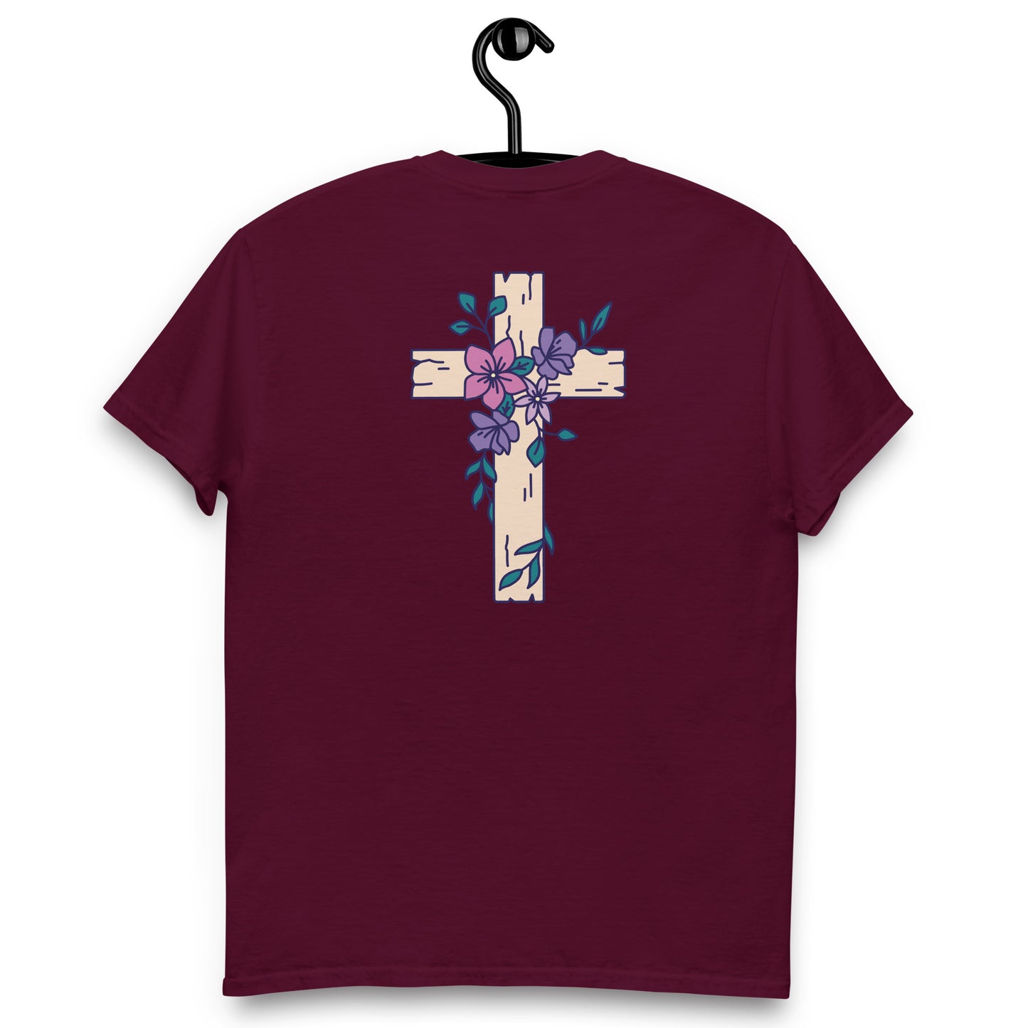 T-Shirt croix de fleurs