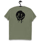 T-shirt smiley Dripping noir