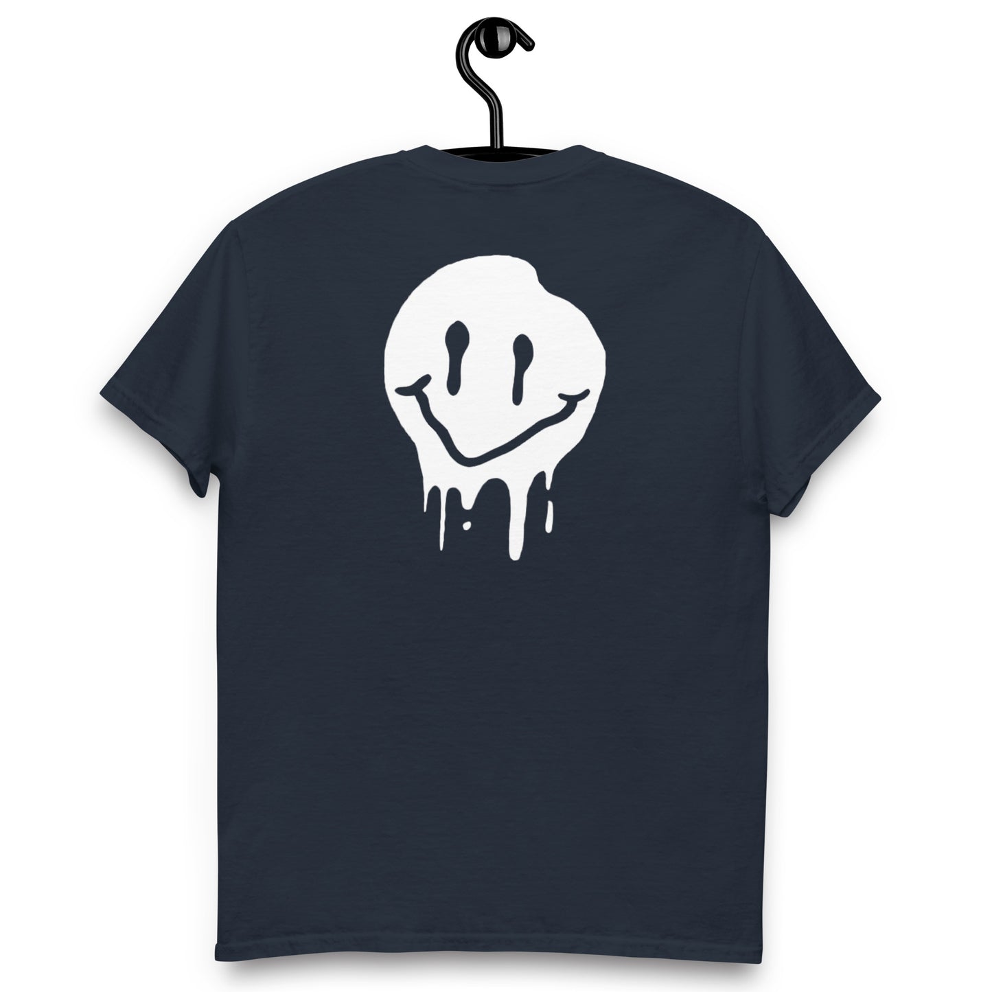 White Dripping smiley t-shirt