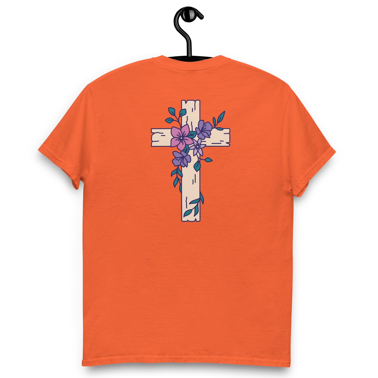 T-Shirt croix de fleurs