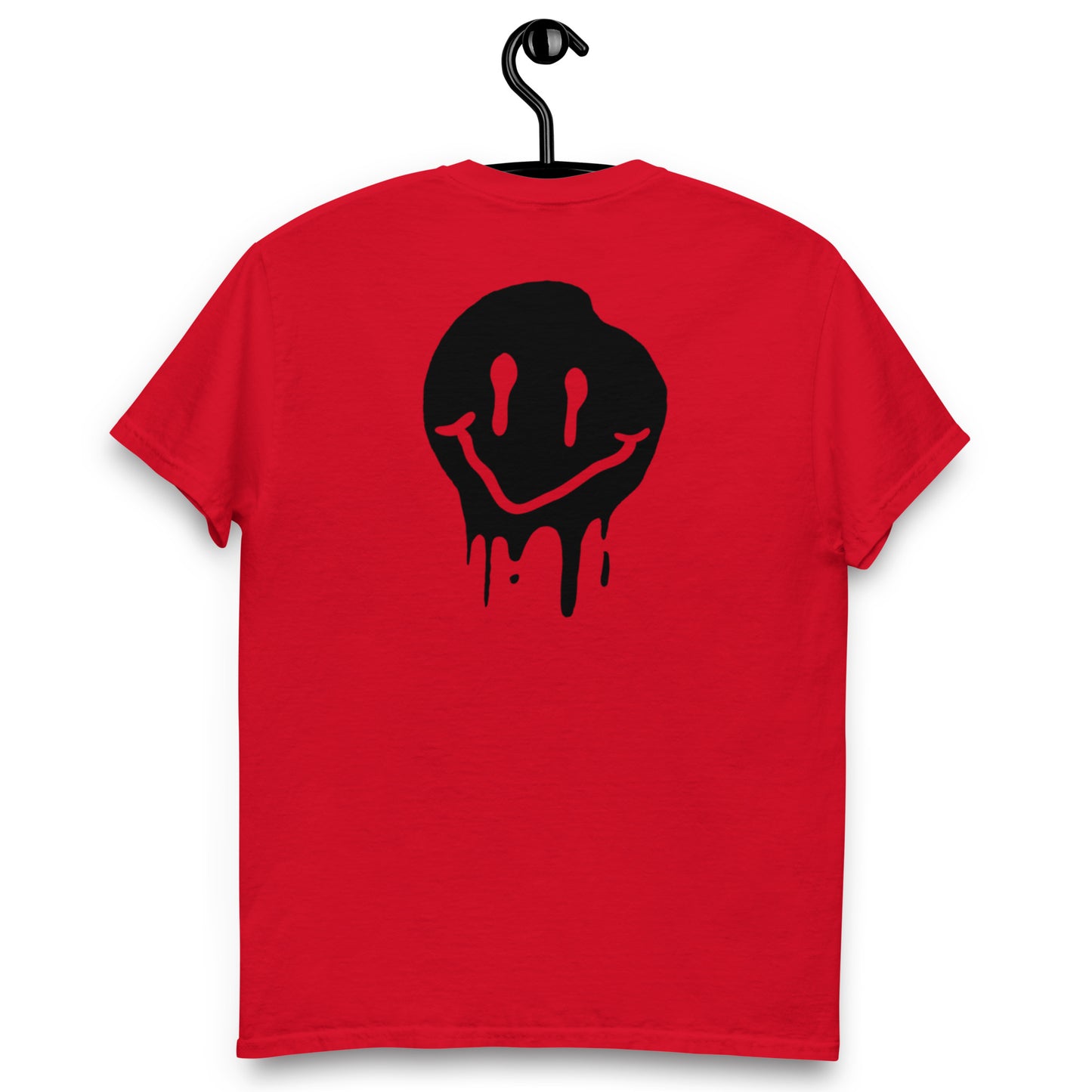 T-shirt smiley Dripping noir