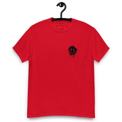 T-shirt smiley Dripping noir