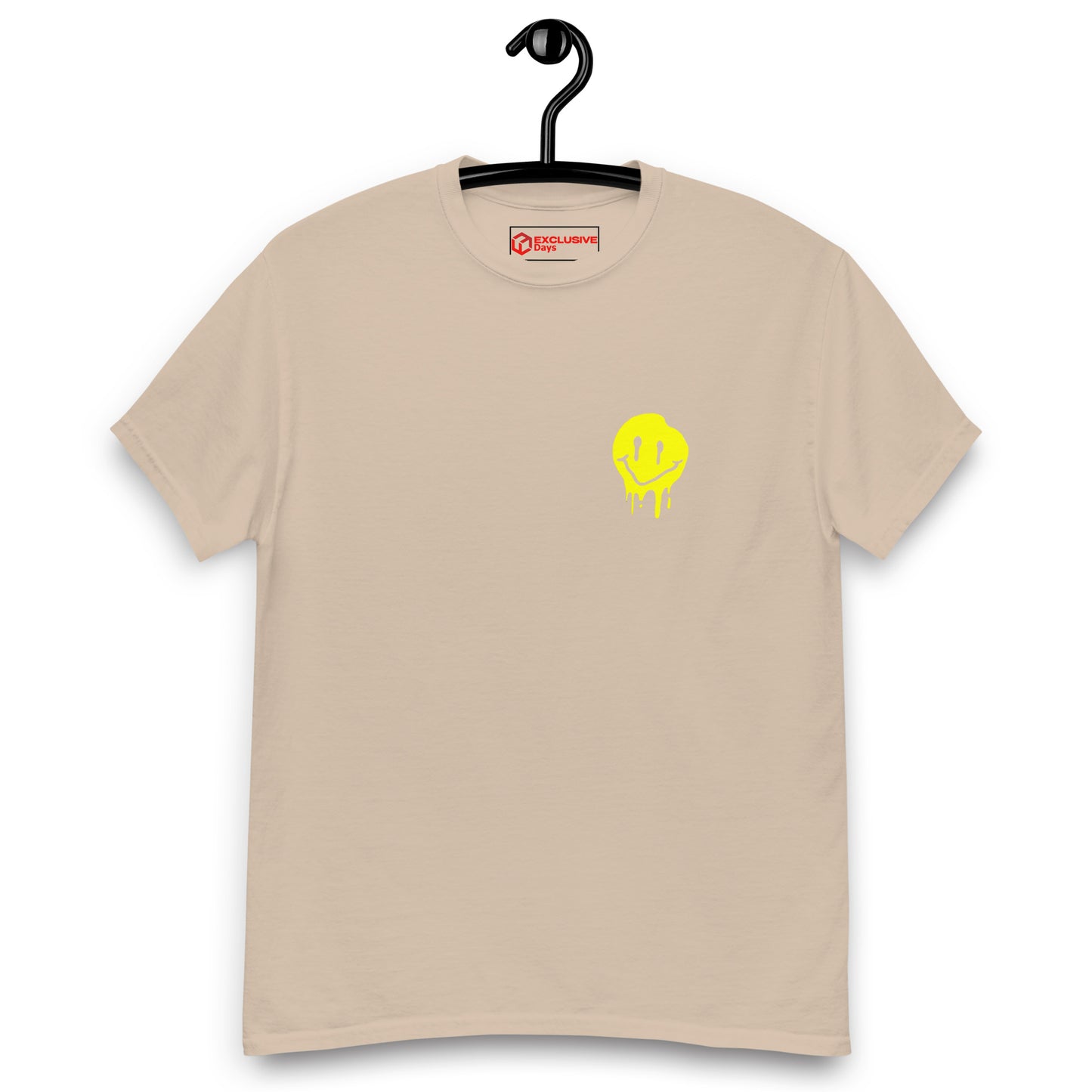 Yellow Dripping smiley t-shirt