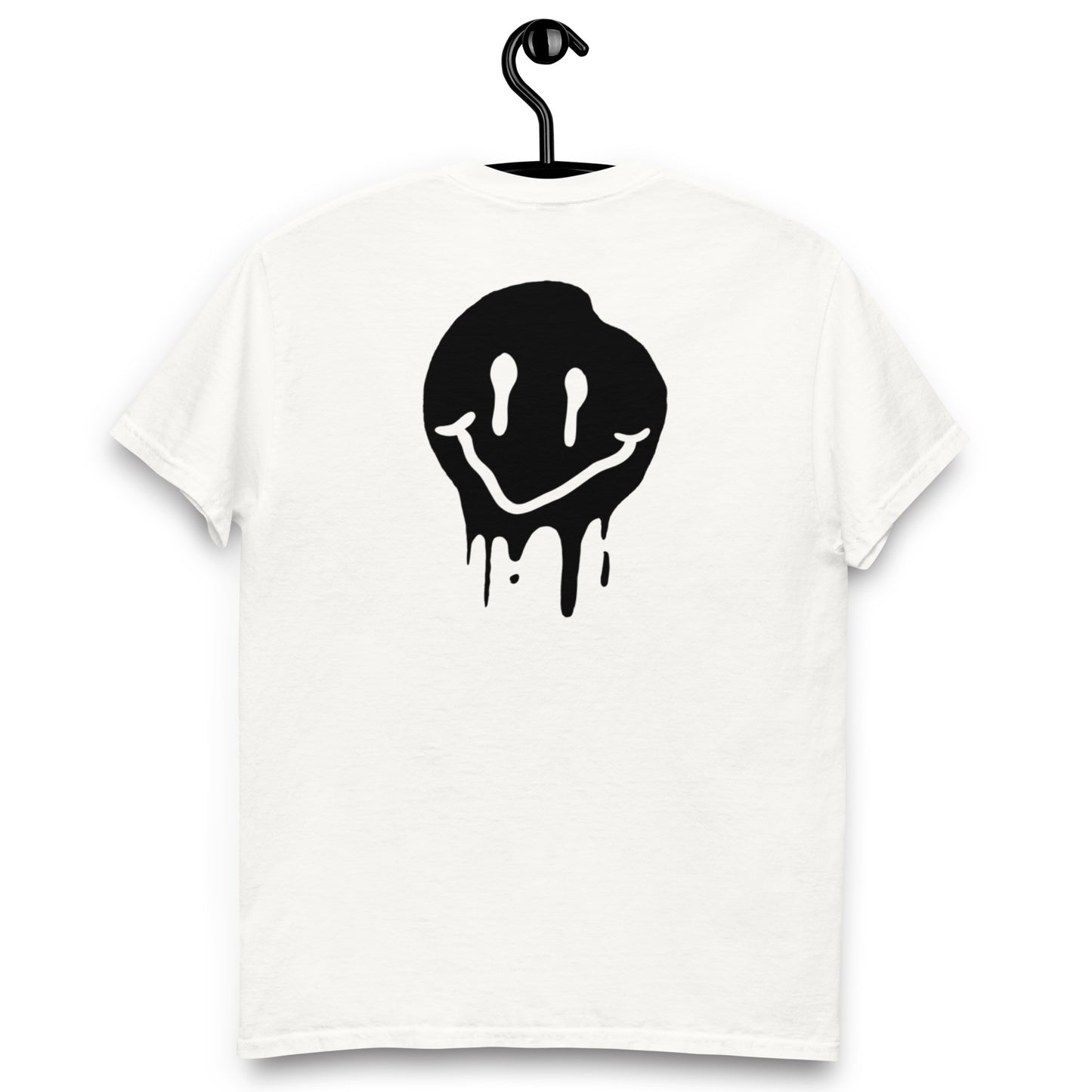 T-shirt smiley Dripping noir