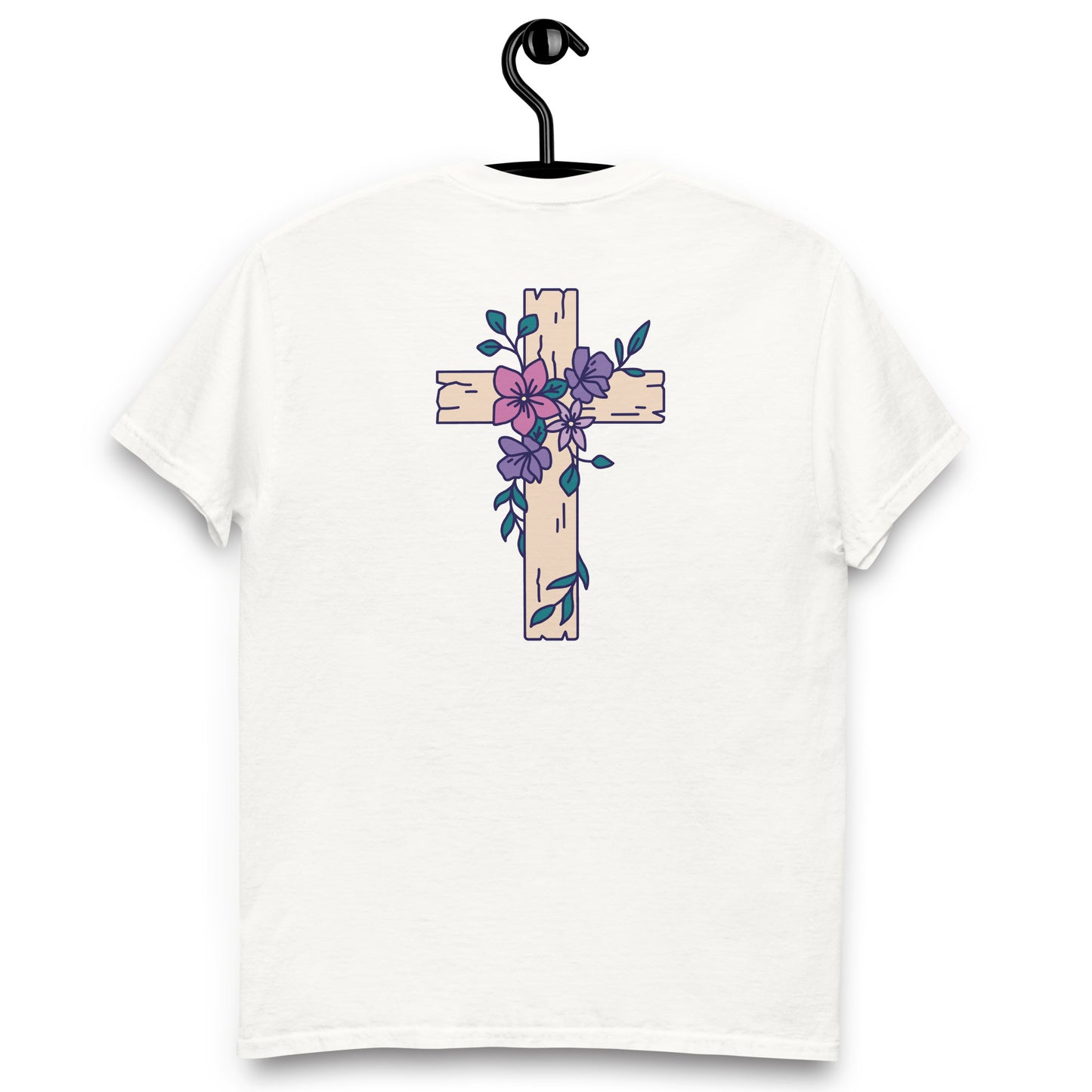 T-Shirt croix de fleurs