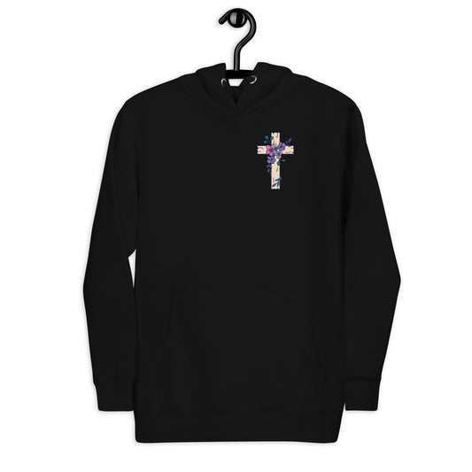 Flower cross Hoodie