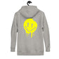 Sweat à capuche smiley Dripping jaune