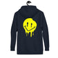 Sweat à capuche smiley Dripping jaune