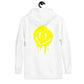 Sweat à capuche smiley Dripping jaune