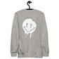 White Dripping smiley Sweatshirt