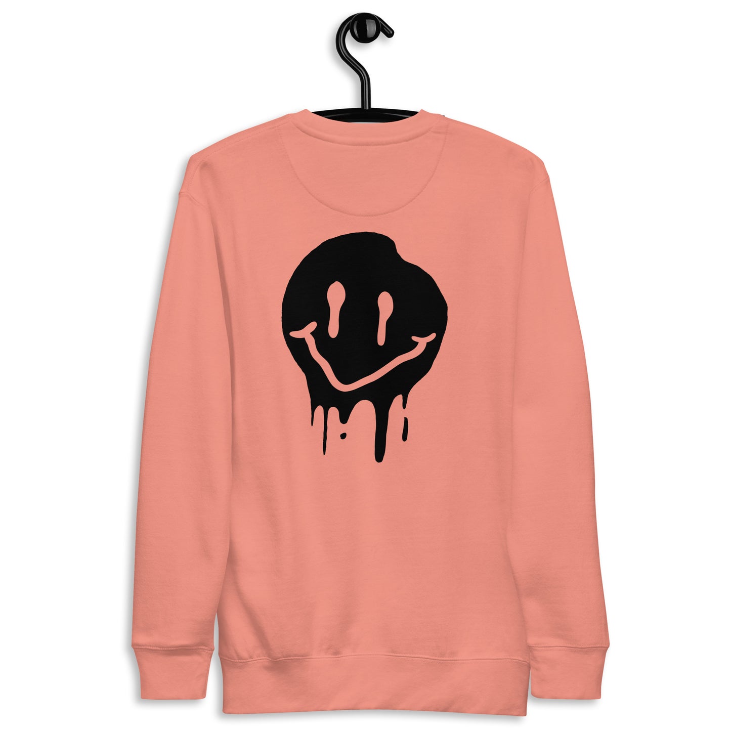 Black Dripping smiley Sweatshirt