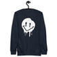 White Dripping smiley Sweatshirt