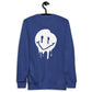 White Dripping smiley Sweatshirt